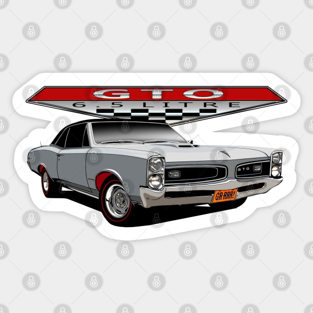 1966 GTO Sticker by Chads
